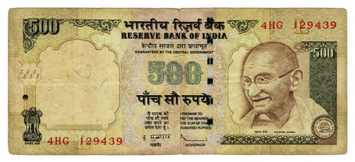 India 500 rupees 2010 99 - 500, p-99