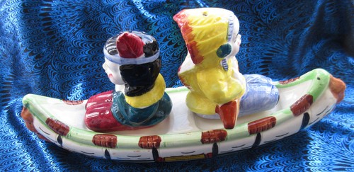 Vtg canoe native - canoe, americans