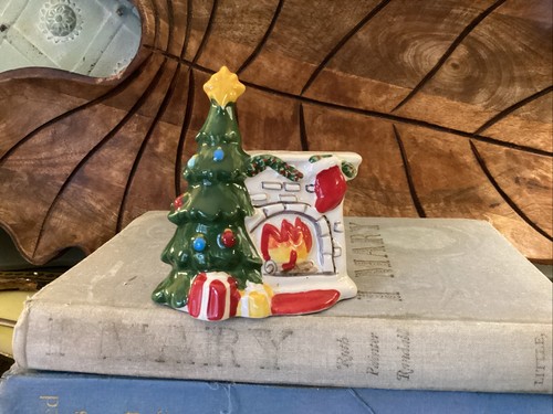 Christmas tree fireplace - christmas,