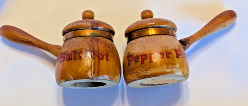 Vtg pair wooden - vtg,