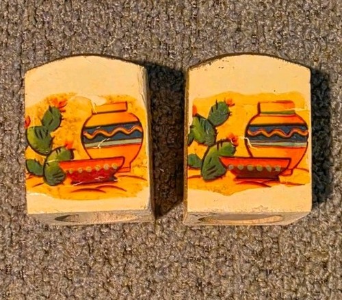 Vintage craft wooden salt - vintage,