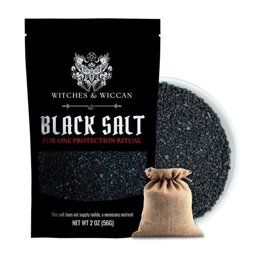 Black salt for protection - salt,