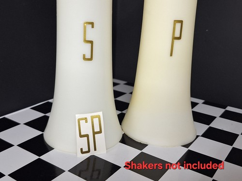 Gold p stickers decals - p,