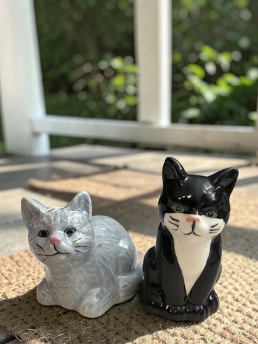 Black white tuxedo gray - &,