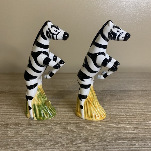 Vintage zebra large salt - zebra,