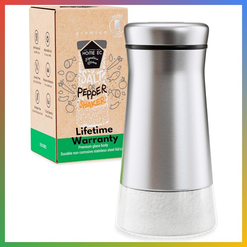 Glass salt pepper shaker - glass,